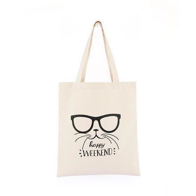 Fashion Canvas Shoulder Tote Bag con logo personalizzato Borsa da shopping per la vita scolastica quotidiana