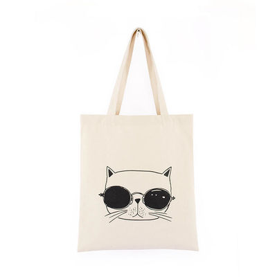 Fashion Canvas Shoulder Tote Bag con logo personalizzato Borsa da shopping per la vita scolastica quotidiana