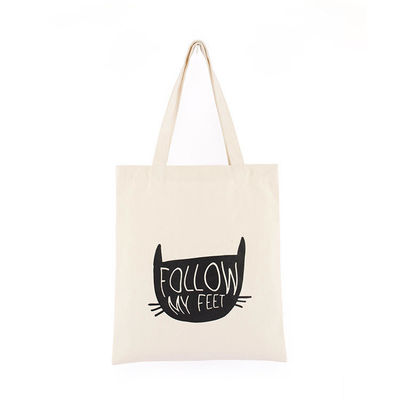 Fashion Canvas Shoulder Tote Bag con logo personalizzato Borsa da shopping per la vita scolastica quotidiana