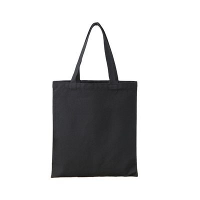 Borse per acquisti riutilizzabili su misura di tela di cotone di taglia media con design ecologico