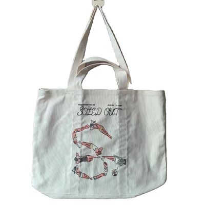 Borsa di cotone e tela per la vita quotidiana scolastica