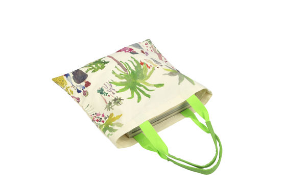 Canvas di stoffa Eco-friendly Riutilizzabile Tassa da shopping per designer con logo personalizzato stampato