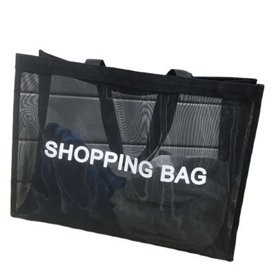 Borsa da spesa in maglia di grande capacità estiva Borsa da spiaggia ambientale Gym Yoga Borsa da spalla