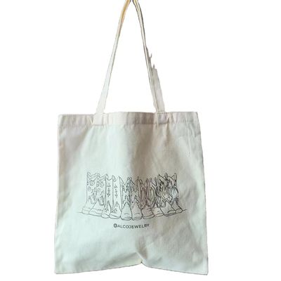 Disegno personalizzato Sacchetto da shopping di tela semplice e ecologico con materiale riciclato