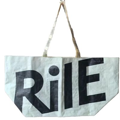 Stampa personalizzata Extra grande sacchetto da shopping riutilizzabile Tote Matte stratificato PP tessuto