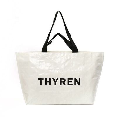 Stampa personalizzata Extra grande sacchetto da shopping riutilizzabile Tote Matte stratificato PP tessuto