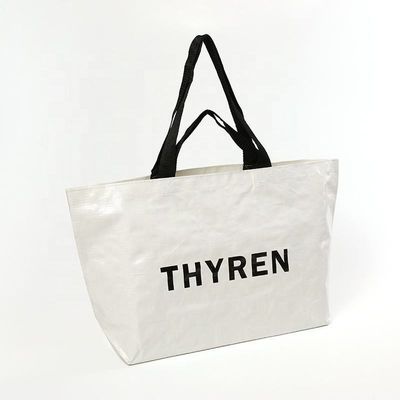 Stampa personalizzata Extra grande sacchetto da shopping riutilizzabile Tote Matte stratificato PP tessuto