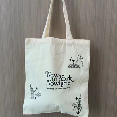 Stampa personalizzata Personalizza borsa di cotone per la vita quotidiana della scuola e eco-friendly