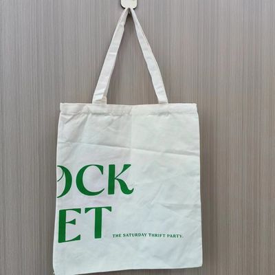 Stampa personalizzata Personalizza borsa di cotone per la vita quotidiana della scuola e eco-friendly