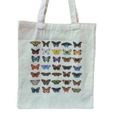 Colore personalizzato Riutilizzabile Eco-friendly Polyester Cotton Canvas Grocery Shopping Tote Bag