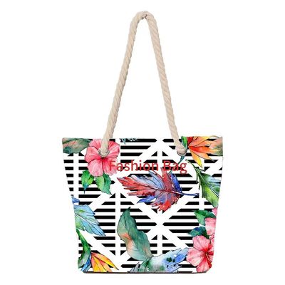 Canvas Large Plain Reusable Shopping Tote Bag Bag Beach Bag con il nuovo stile alla moda