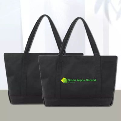 La vita quotidiana scolastica Reutilizzabile Organic Shopping Tote Bag Cotton Canvas Bag con logo personalizzato