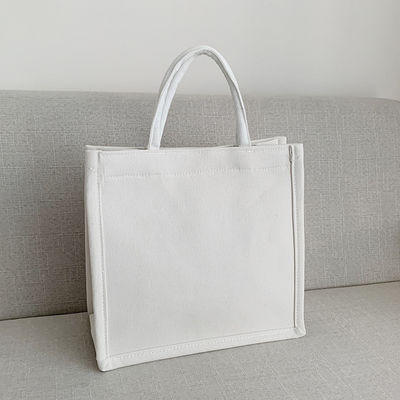 Borsa per acquisti ecologici personalizzata Borsa per messaggeri su tela Borsa da regalo in cotone con grande capacità