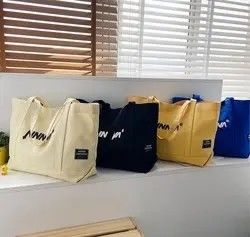 Logo stampato su misura Borsa ecologica da spiaggia con stile maneggiato e OEM / ODM accettabile