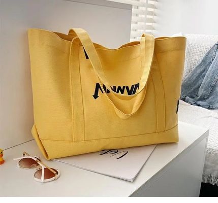 Logo stampato su misura Borsa ecologica da spiaggia con stile maneggiato e OEM / ODM accettabile