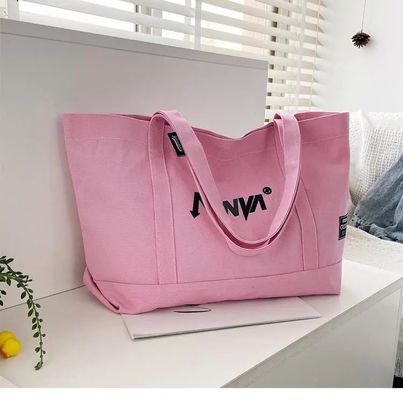 Logo stampato su misura Borsa ecologica da spiaggia con stile maneggiato e OEM / ODM accettabile