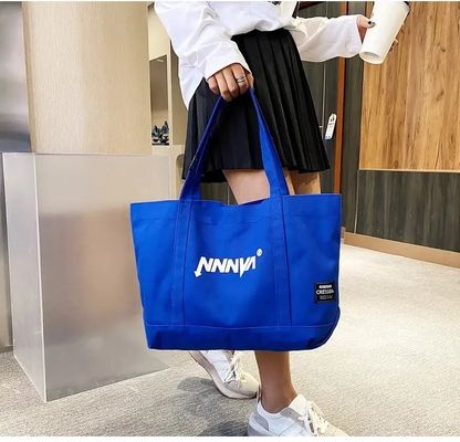 Logo stampato su misura Borsa ecologica da spiaggia con stile maneggiato e OEM / ODM accettabile