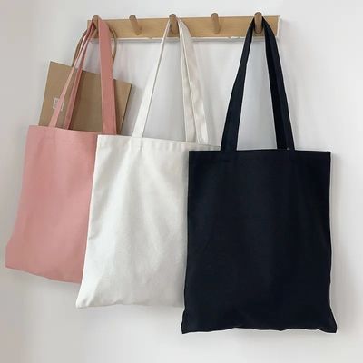 12oz Original Cotton Canvas Plain Tote Bag con Logo Personalizzato Eco Friendly Totebag