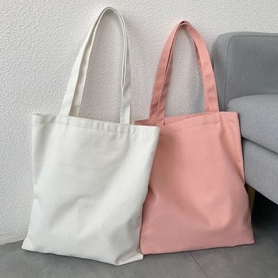 12oz Original Cotton Canvas Plain Tote Bag con Logo Personalizzato Eco Friendly Totebag