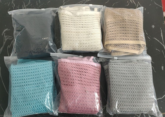 Borsa da spiaggia a maglia riutilizzabile Borsa da spalla di grande capacità personalizzata per viaggi all'aperto per donne
