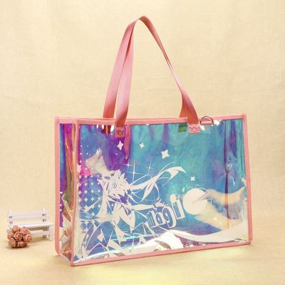 Sacchetto di shopping in PVC per dimensioni medie in colore e design personalizzati