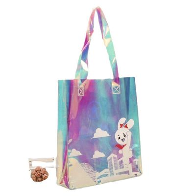 Sacchetto di shopping in PVC per dimensioni medie in colore e design personalizzati