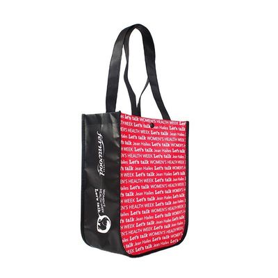 Borsa da shopping non tessuta riutilizzabile con colore personalizzato e stile maneggevole