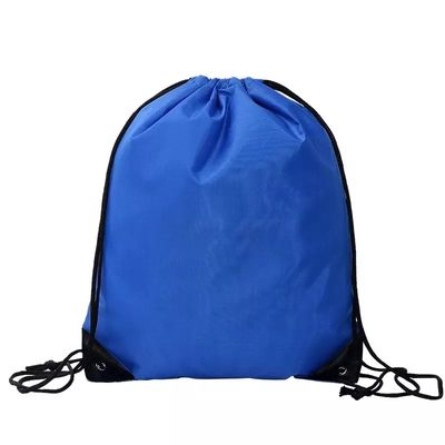 Lo stiletto di seta stampato Logo personalizzato Nylon Poliestere 210D Promozione Gym Backpack