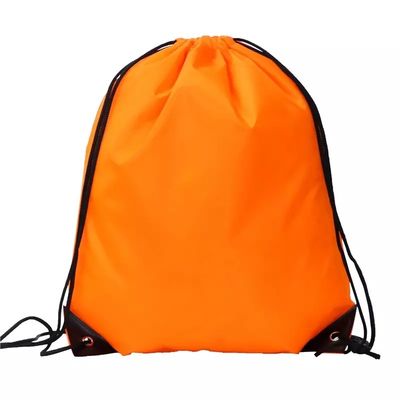 Lo stiletto di seta stampato Logo personalizzato Nylon Poliestere 210D Promozione Gym Backpack