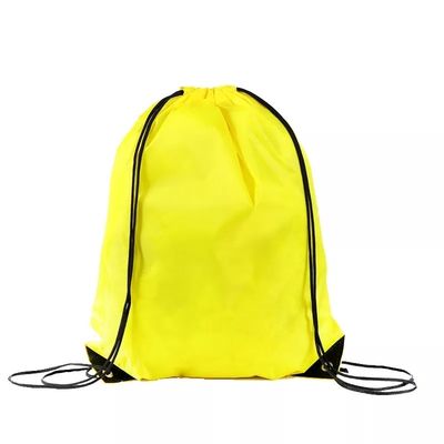 Lo stiletto di seta stampato Logo personalizzato Nylon Poliestere 210D Promozione Gym Backpack