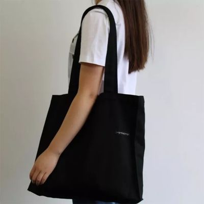 Acceptabile OEM/ODM carta personalizzata modello tela tessuto sacchetto Tote per la spesa alimentare