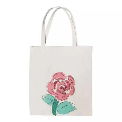 Acceptabile OEM/ODM carta personalizzata modello tela tessuto sacchetto Tote per la spesa alimentare