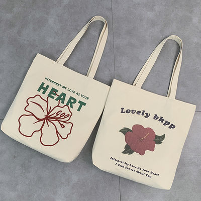 Lettera Modello Donne Canvas Borse da shopping Borse per il Tote Riutilizzabile e ecologico