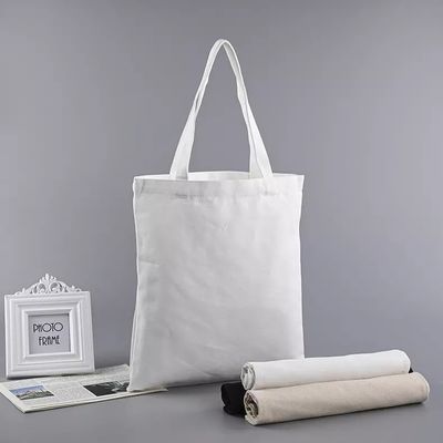 Borsa da shopping di cotone riutilizzabile di medie dimensioni personalizzata e personalizzata per lo shopping