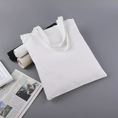Borsa da shopping di cotone riutilizzabile di medie dimensioni personalizzata e personalizzata per lo shopping