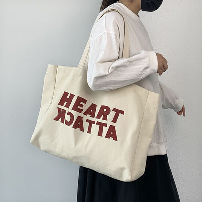 2022 Moda Custom Women Canvas Tote Bag per lo shopping con materiale ecologico