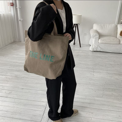 La vita scolastica quotidiana Eco Friendly Custom Canvas Tote Bag con stampa di logo personalizzata