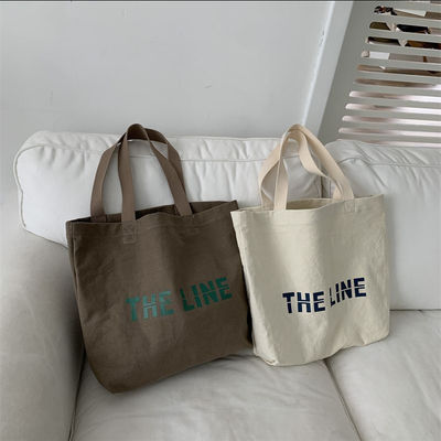 La vita scolastica quotidiana Eco Friendly Custom Canvas Tote Bag con stampa di logo personalizzata