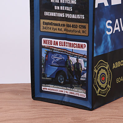 Taschino per acquisti riutilizzabile non tessuto a colori personalizzati per acquirenti rispettosi dell'ambiente