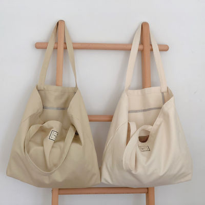 Lettera Modello Eco Friendly Extra Large Custom Logo Canvas Grocery Bag Oversize Tote Bag