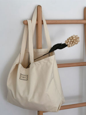 Lettera Modello Eco Friendly Extra Large Custom Logo Canvas Grocery Bag Oversize Tote Bag