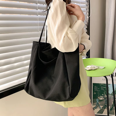Borsa di cotone su tela per la stampa su misura Perfetto per la vita quotidiana scolastica