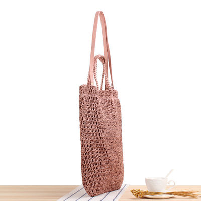 Genere Borsa da spalla estiva femminile Straw hollow out Rope artigianale Tote tessuto