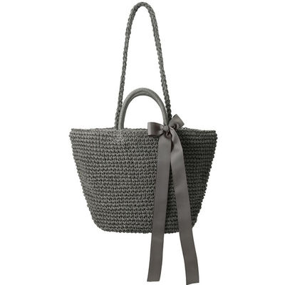 Borsa di paglia tessuta per donne Borsa da spiaggia Tote Sale della stagione balneare 2023