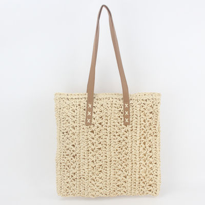 2022 Fashion Handbag Summer Weave Straw Beach Bag Tote Bag con logo personalizzato