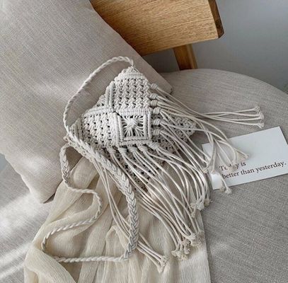 Logo personalizzato Donna Straw Clutch Weave Shoulder Summer Beach Crossbody Borsa con chiusura a zip
