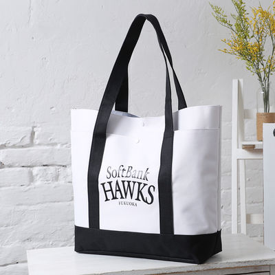 Logo personalizzato Acceptato Borsa Tote in tela durevole per moda outdoor e oltre