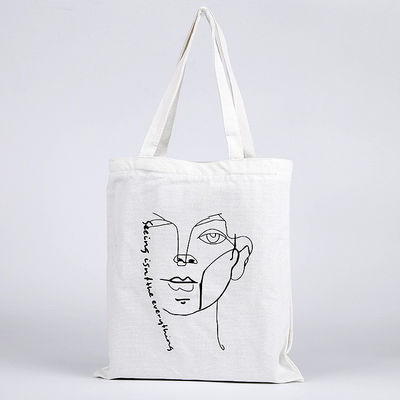 Lettera in stile alla moda più recente Stampa borsa di cotone per disegni personalizzati