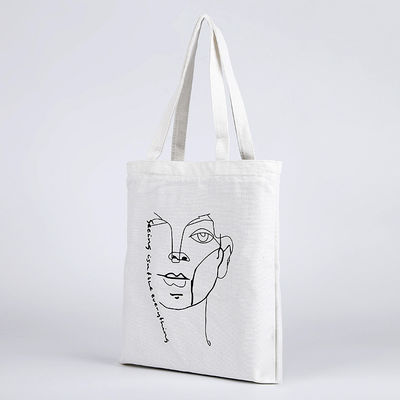 Lettera in stile alla moda più recente Stampa borsa di cotone per disegni personalizzati