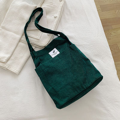 Moderna Lettera a Logo Maggiore Stampa di Bagno di Cotone a Tote di Colore Massello
